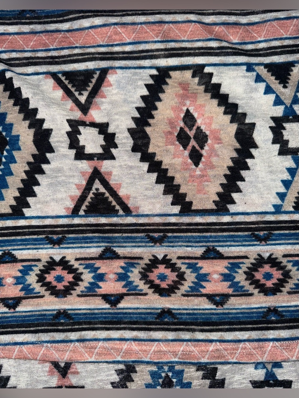 Boho Aztec Lace-Back Tank Top - Picture 3 of 3